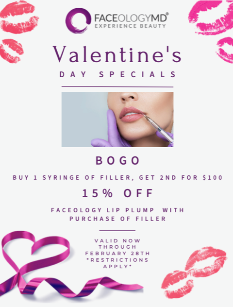 Valentine's Day Specials at Faceology MD