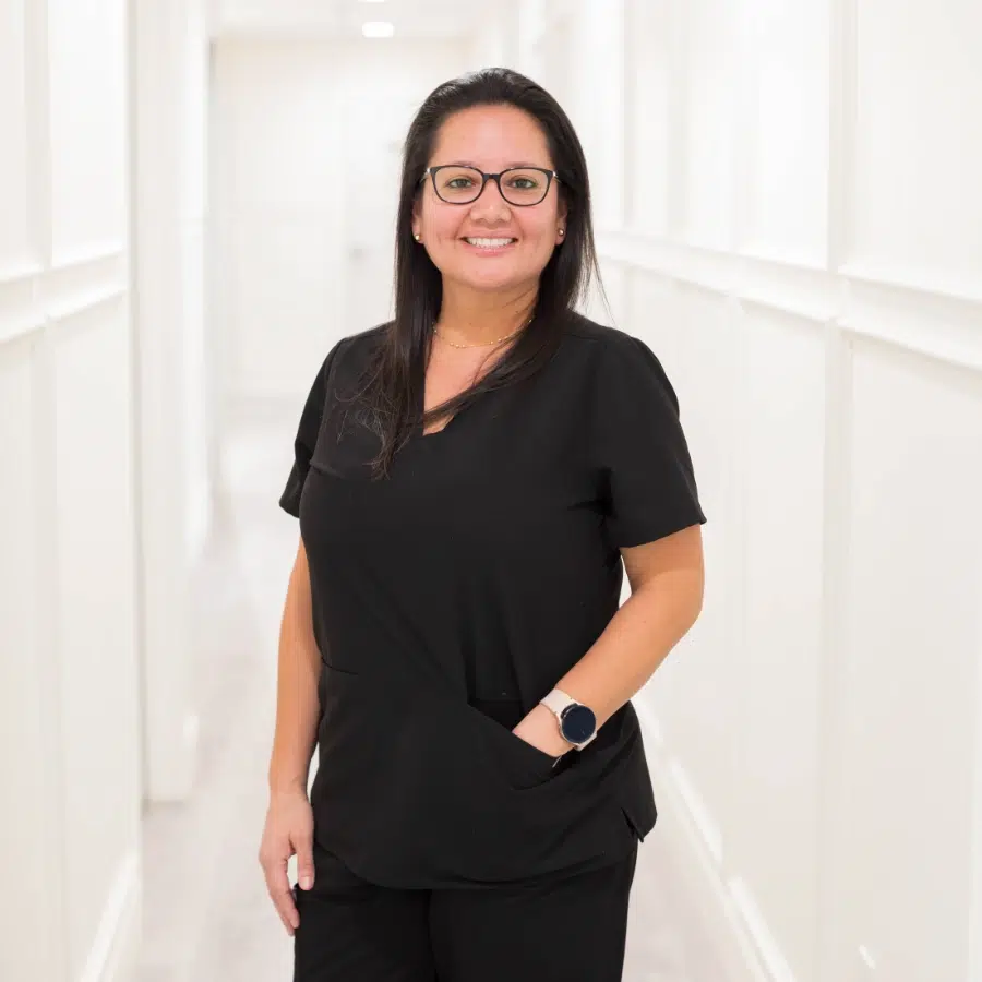 portrait of Cathy Castaneda at faceology md