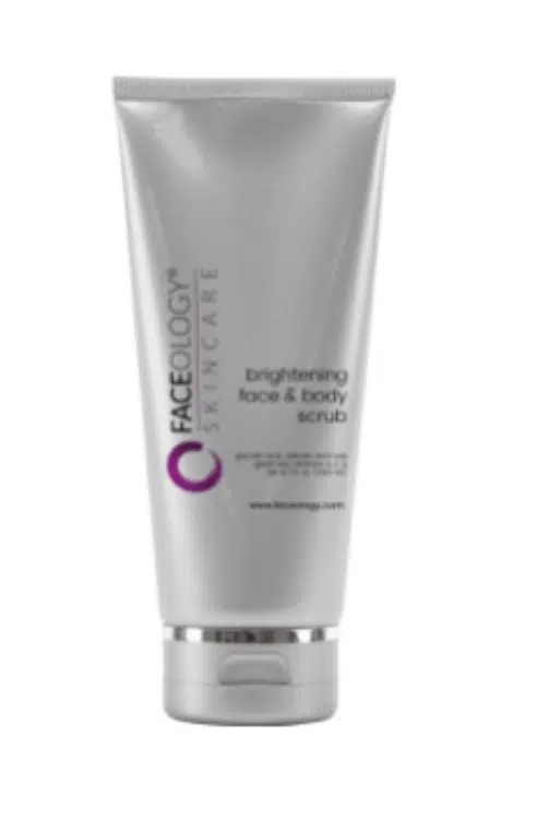 brightening face and body scrub