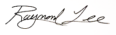 lee raymond signature